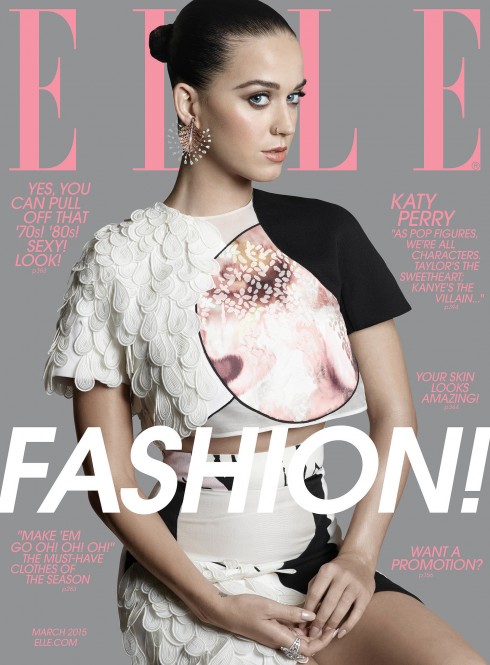 Katty Perry trên bìa báo của tạp chí ELLE