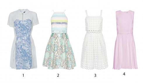 1.French Connection 2.Coast 3.Karen Millen 4.French Connection 