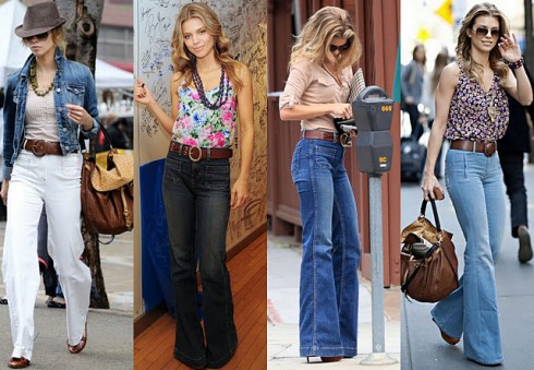 Phong cách thập niên 70 với Jeans