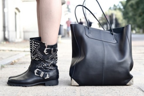 Studded boots