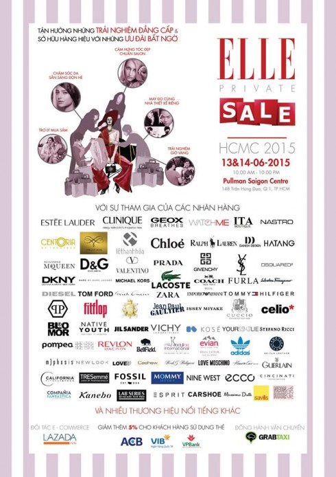 ELLE Private Sales 2015 tai Pullman