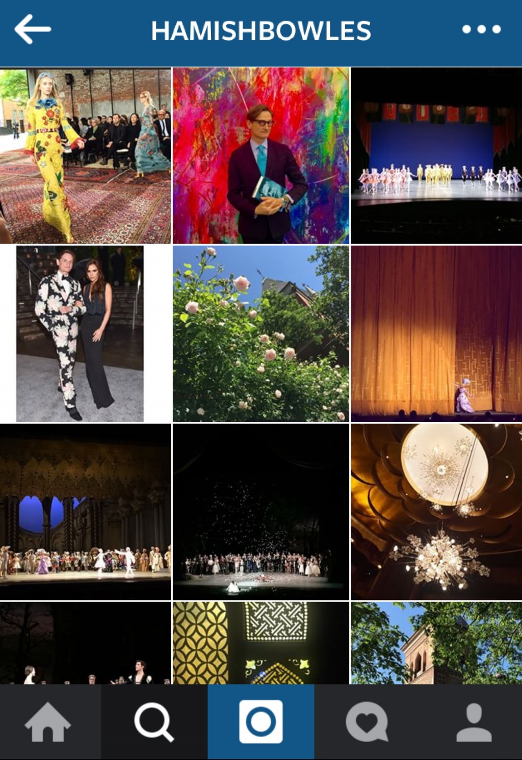 Hamish Bowles có 75.9 ngàn người theo dõi trên Instagram. 