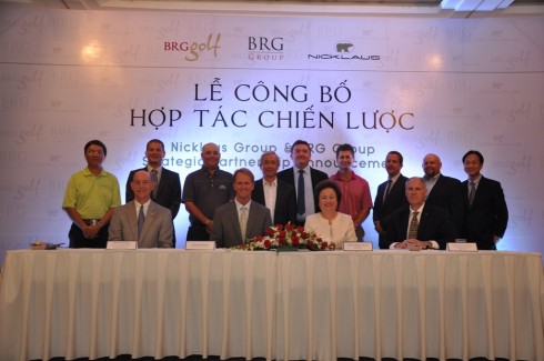 Golf - Lễ công bố hợp tác chiến lược BRG Group - Nicklaus Group