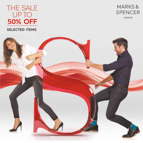 M&S sale 50