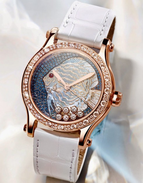 Dong ho nu dep Chopard-Métiers-d’art-Happy-Fish