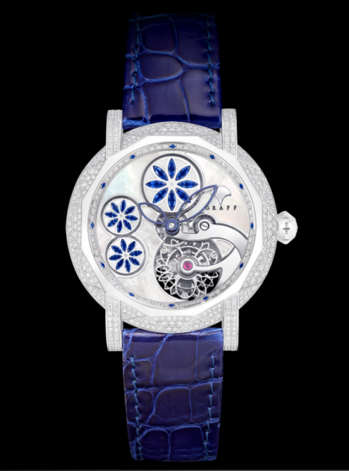 Dong ho nu dep Graff Floral Tourbillon