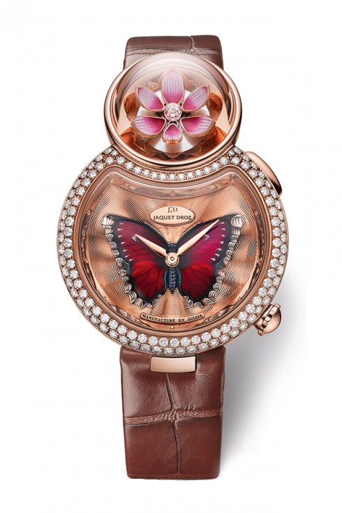 Dong ho nu dep Jaquet Droz Lady 8 Flower