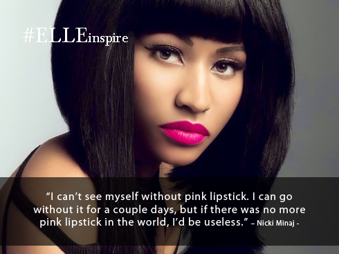 Những câu nói hay về son môi Nicki Minaj -
