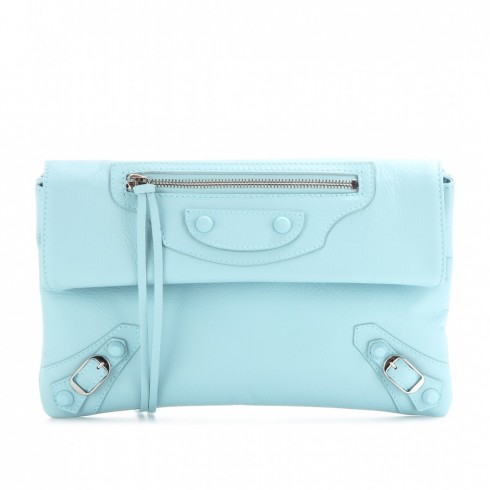 Bleu Layette Classic Envelope Clutch - Balenciaga