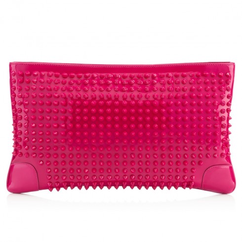 Loubiposh Clutch Grenadine Patent Leather - Christian Louboutin