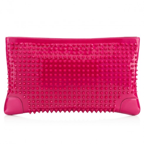 Loubiposh Clutch Grenadine Patent Leather - Christian Louboutin