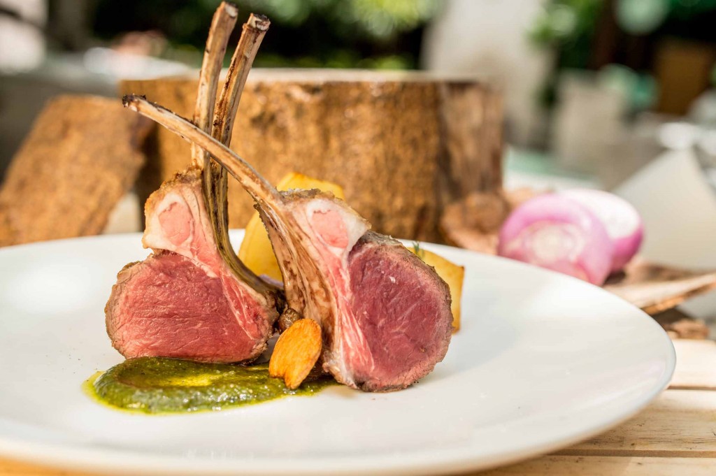 Rack of Lamb, Rosemary and Salsa Verde