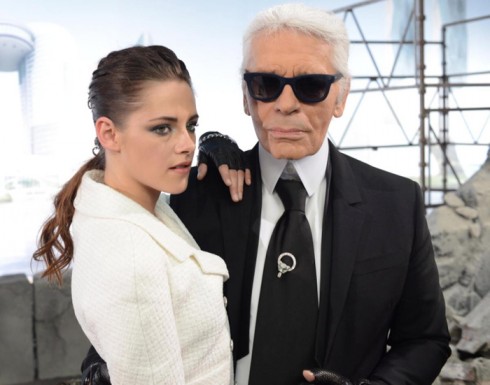 DV Kristen Stewart và NTK Karl Lagerfeld