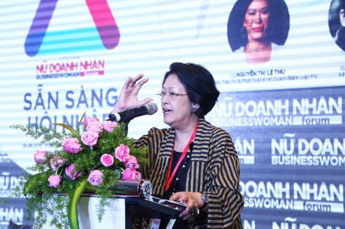 Bà Tôn Nữ Thị Ninh - Nguyên Đại sự đặc mệnh toàn quyền Việt Nam tại EU chia sẻ về vấn đề hình ảnh và phong cách của nữ doanh nhân