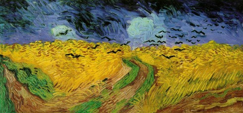 Bức tranh "Wheatfield with crows" của cố họa sĩ Van Gogh