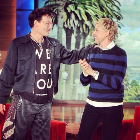 Johnny Depp on Ellen show - We are you