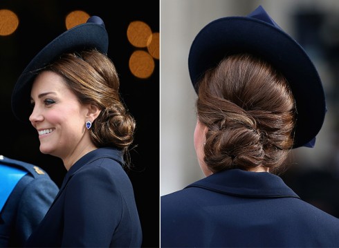 Kiểu tóc đẹp của công nương Kate Middleton - mũ