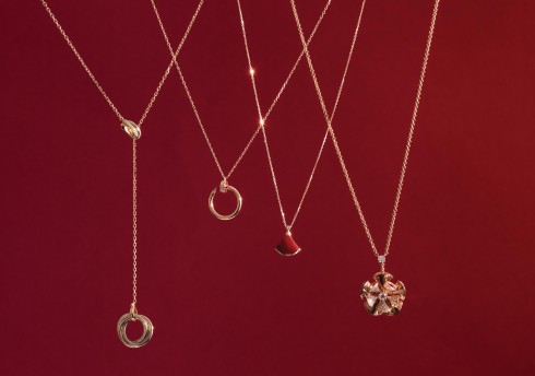 Từ trái qua: Cartier, Cartier, Bulgari, Bulgari