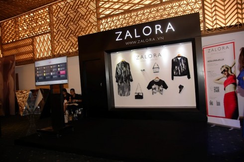 Quầy trưng bày của Zalora tại Exhibition