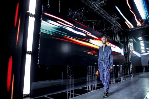 Sàn diễn của Louis Vuitton là một trong các điểm nổi bật của tuần lễ thời trang Paris.