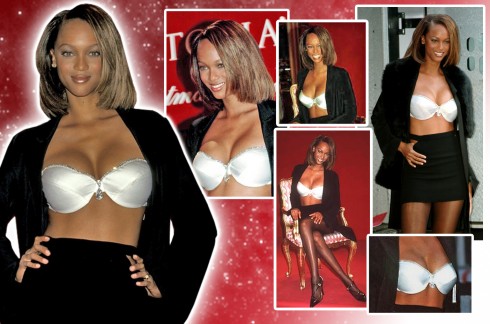 Bộ Diamond Dream Bra do người mẫu Tyra Banks trình diễn năm 1997