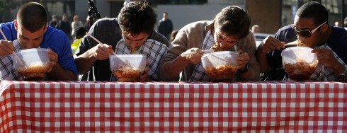 “Pasta eating contest” - Cuộc thi ăn mỳ sẽ được tổ chức trong khuôn khổ của lễ hội. Ảnh: St