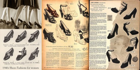 Catalogue mẫu giày của phụ nữ.