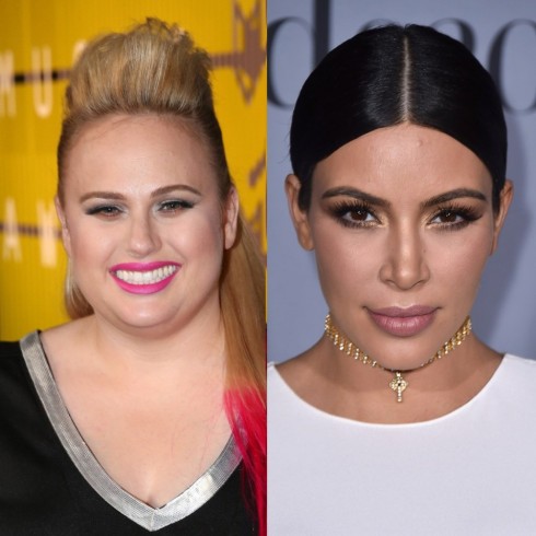 Rebel Wilson (trái) không thích hợp tác với chị em nhà Kardashian 