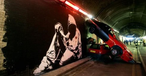 Triễn lãm tranh của Banksy dưới mộtđường hầm bỏ hoang ở London