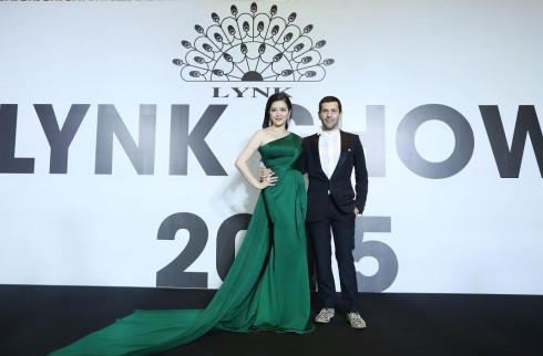 Ly Nha Ky và nhà thiết kế người Pháp tại Lynk Fashion Show 2015