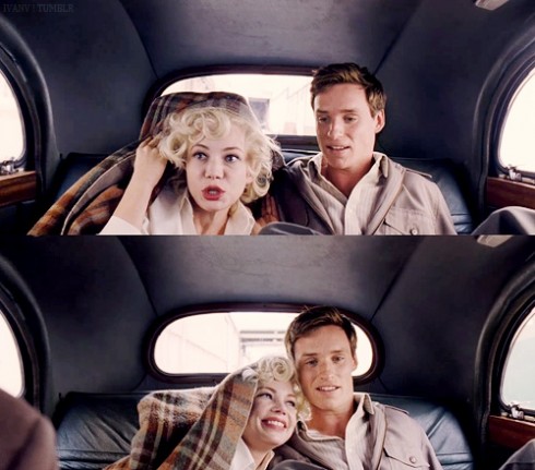 Một cảnh trốn đi chơi của Marilyn và Colin.
