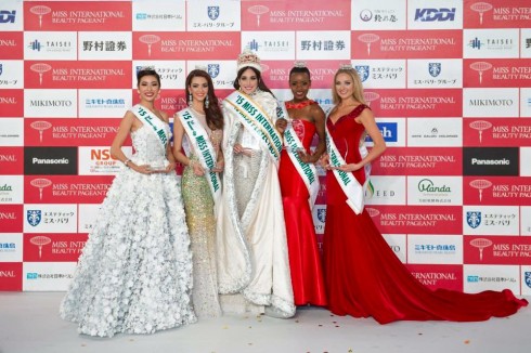 Các nhan sắc chiến thắng tại cuộc thi Hoa Hậu Quốc Tế 2015
