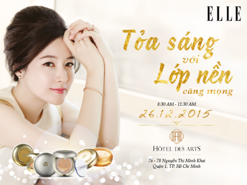 ELLE x WHOO: Tỏa sáng với lớp nền căng mọng