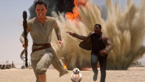 Một cảnh gay cấn trong bộ phim Star Wars: The Force Awakens 