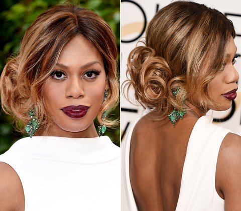 Laverne Cox chọn kiểu uốn xoăn lọn to thuần khiết và quyến rũ