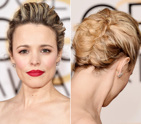 Rachel McAdams với kiểu Updo hiện đại