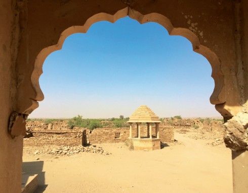 Một góc thành Jaisalmer, địa điểm với các công trình được xây dựng từ thế kỉ 12