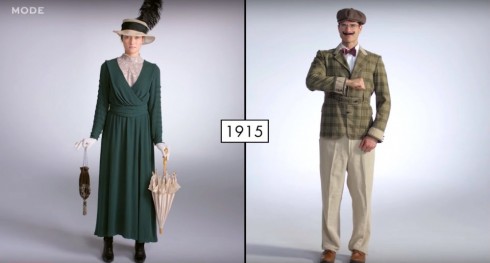 Xu hướng thời trang cho nam và nữ từ những năm 1910s