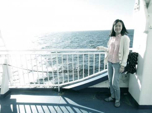 du lịch châu Âu phần 2 - boong tàu Finnlines - elle vietnam