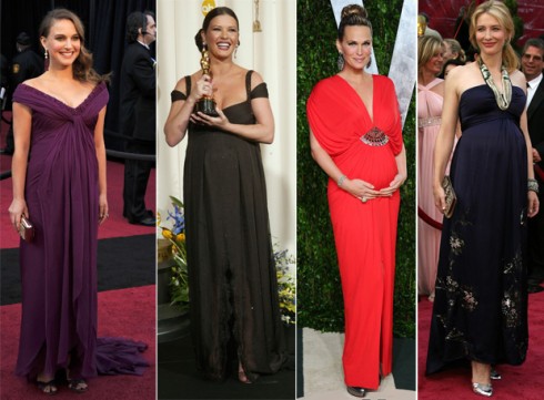 Thời trang phong phú của những bà bầu tại Oscar