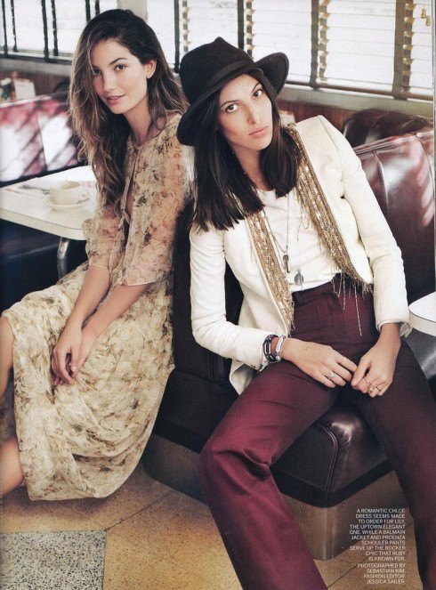 Lily và Ruby Aldridge