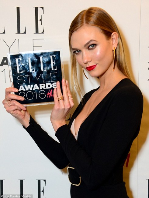 Karlie Kloss tại ELLE Style Awards UK 2016