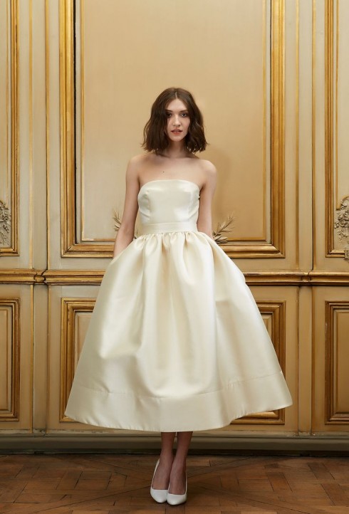Gợi ý chọn váy cưới đẹp cho cô dâu có chiều cao khiêm tốn - ellevietnam 02