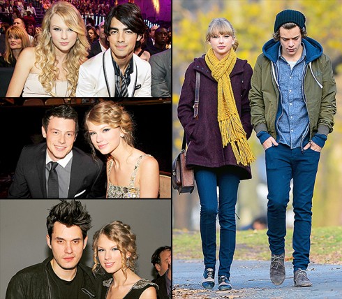 Taylor Swift từng trải qua rất nhiều mối tình nhưng đều kết thúc rất nhanh chóng 