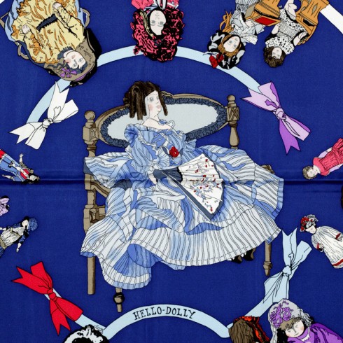 Các hoa văn tuyệt đẹp trên chiếc khăn lụa Hermes nghìn đô 1990 - Hello Dolly