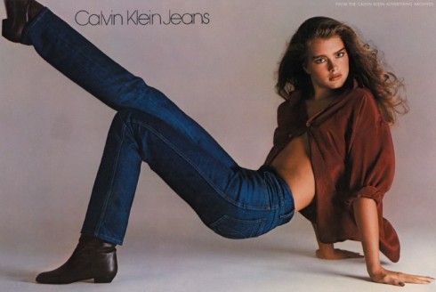 Calvin Klein và dục tính trong những bộ ảnh thời trang brooke-shields-calvin-klein-jeans-1980