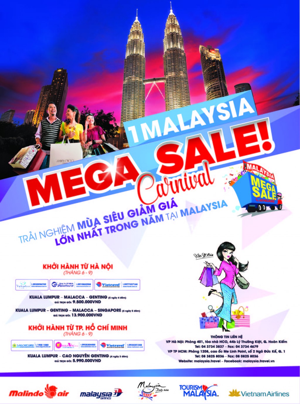1Malaysia Mega Sale là một trong 3 chiến dịch mua sắm quốc gia hàng năm nhằm quảng bá Malaysia là điểm đến mua sắm lý tưởng cho du khách trong nước và quốc tế. 