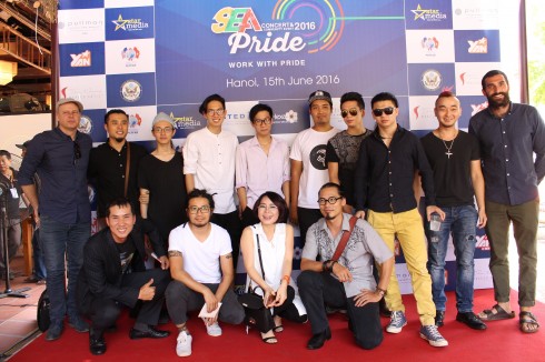 Các nghệ sĩ tham gia lễ hội âm nhạc Đông Nam Á - SEA Pride 2016