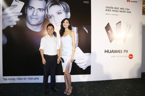 Hoa Hậu Thùy Dương & CEO của thương hiệu Huawei Việt Nam