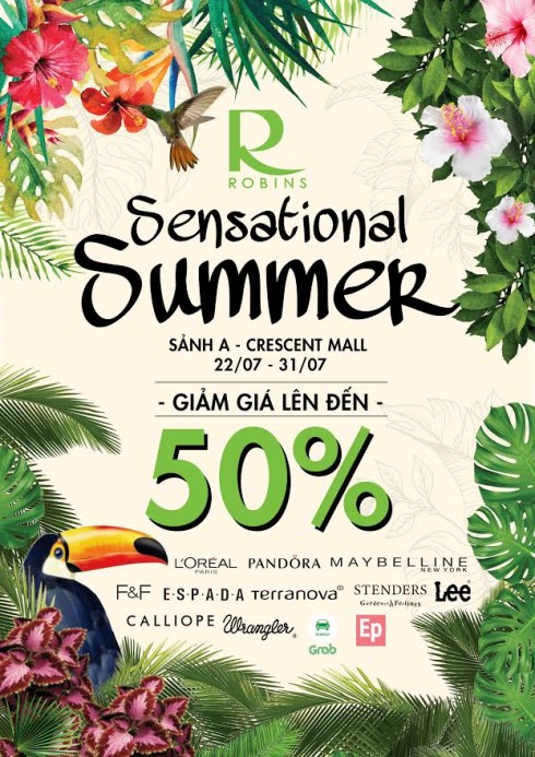 Chương trình khuyến mãi Sensational Summer Sale tại Crescent Mall-1